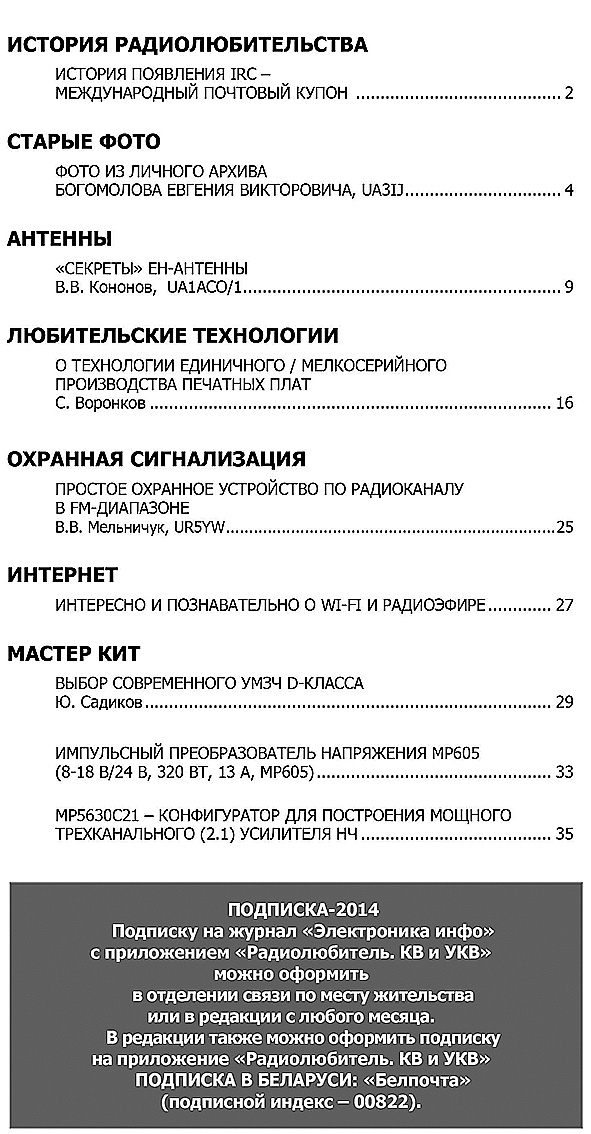 Журнал "Радиолюбитель. КВ и УКВ" | RadioNic.ru